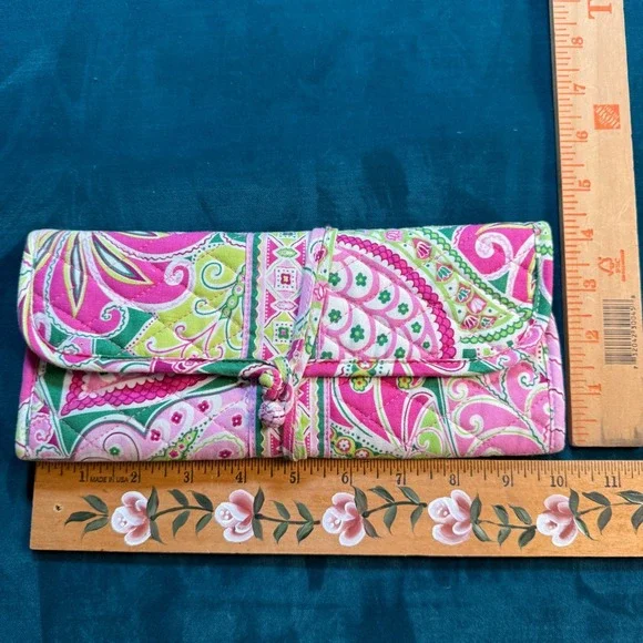 Vera Bradley Purple Paisley Crossbody Wallet Organizer Bag Lot of 3 Bundle Quilt - Picture 6 of 16